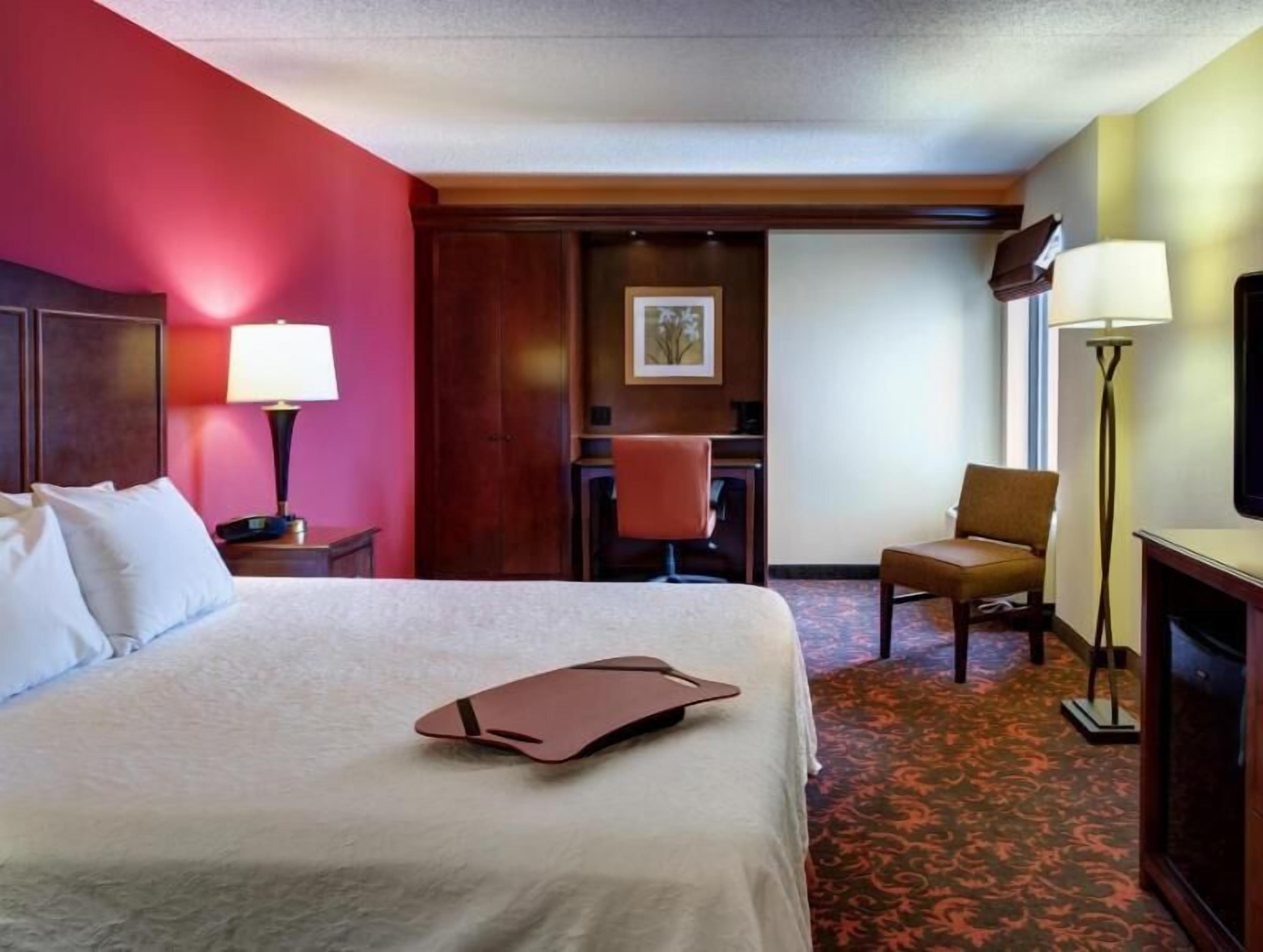 Desk, iron/ironing board, free WiFi, alarm clocks