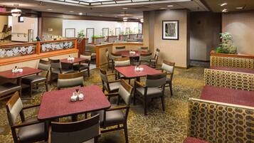 Breakfast, lunch and dinner served