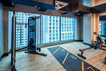 Fitness center at Tempo by Hilton New York Times Square