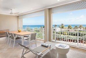 Luxury Room, 1 King Bed, Partial Ocean View | Terrace/patio - The Crane Resort (Diamond Valley)