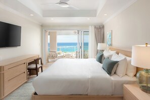 Luxury Room, 1 King Bed, Partial Ocean View | In-room safe, desk, iron/ironing board, free WiFi - The Crane Resort (Diamond Valley)
