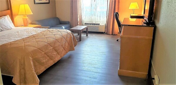 Pillow-top beds, individually furnished, desk, laptop workspace