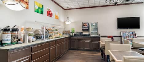 Free buffet breakfast