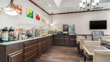 Free buffet breakfast