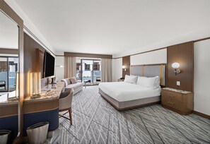 Egyptian cotton sheets, premium bedding, down duvets, pillow-top beds - Hilton College Station & Conference Center (College Station)