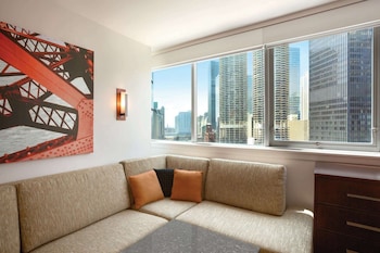 37-inch plasma TV with satellite channels, TV at The Royal Sonesta Chicago Downtown