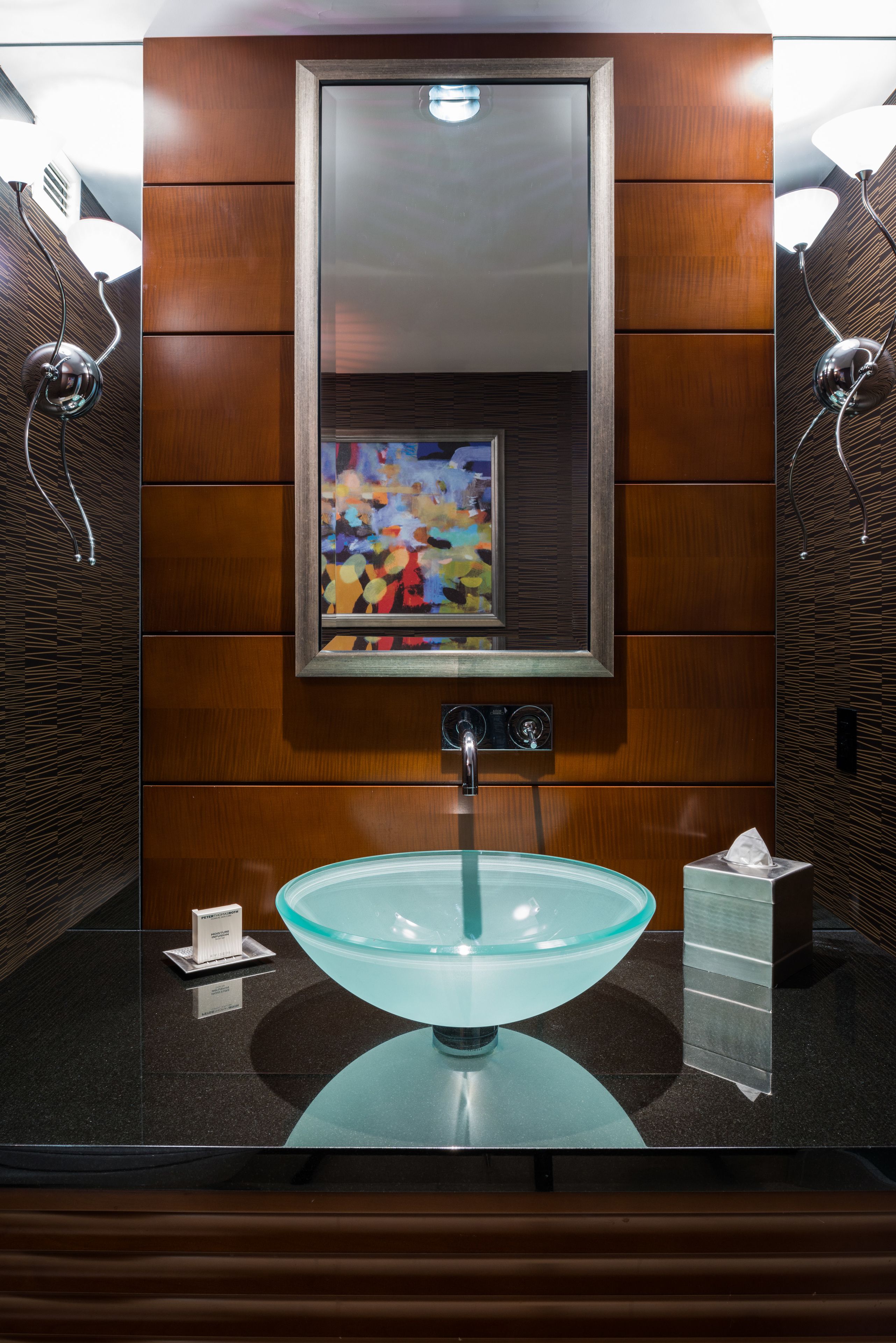 presidential suite, 1 king bed, city view | bathroom | designer toiletries, hair dryer, towels