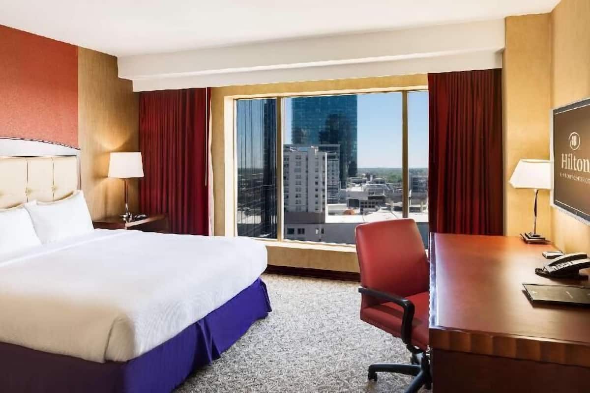 Premium bedding, pillowtop beds, in-room safe, desk