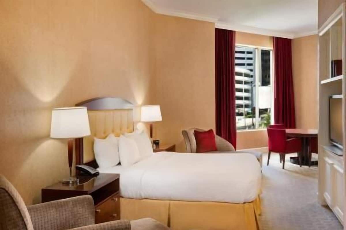 Premium bedding, pillowtop beds, in-room safe, desk