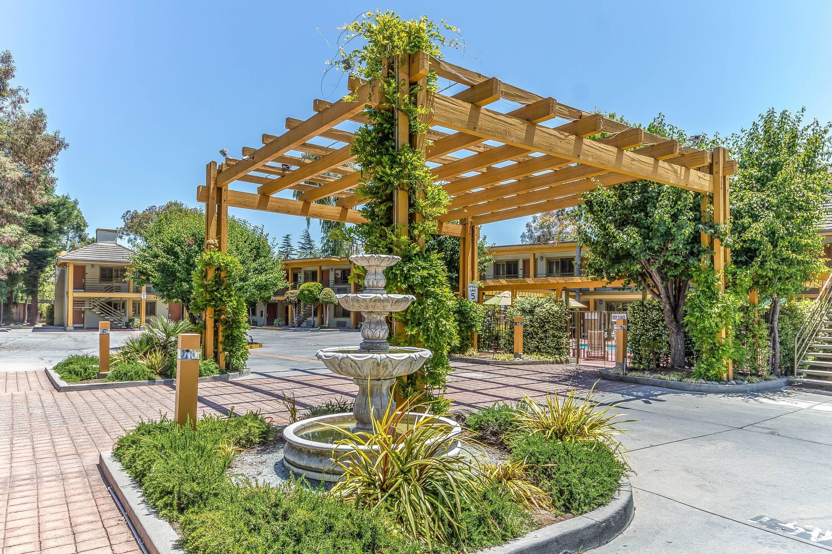 Outdoor pool, open 10:00 AM to 9:00 PM, pool umbrellas, pool loungers