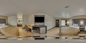 Standard Room, 2 Double Beds | Premium bedding, desk, blackout drapes, soundproofing
