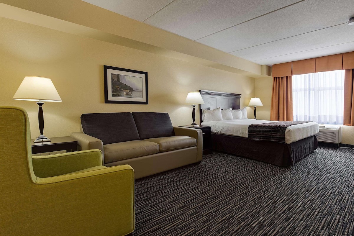 Studio Suite, 1 King Bed with Sofa bed, Non Smoking | 1 bedroom, premium bedding, desk, laptop workspace