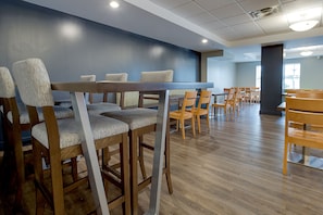 Free daily self-serve breakfast