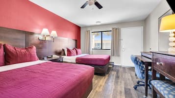 Standard Room, 2 Queen Beds | Premium bedding, individually furnished, desk, blackout drapes