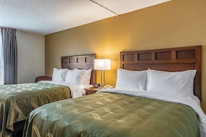 Standard Room, 2 Queen Beds, Non Smoking | Desk, iron/ironing board, free cribs/infant beds, rollaway beds
