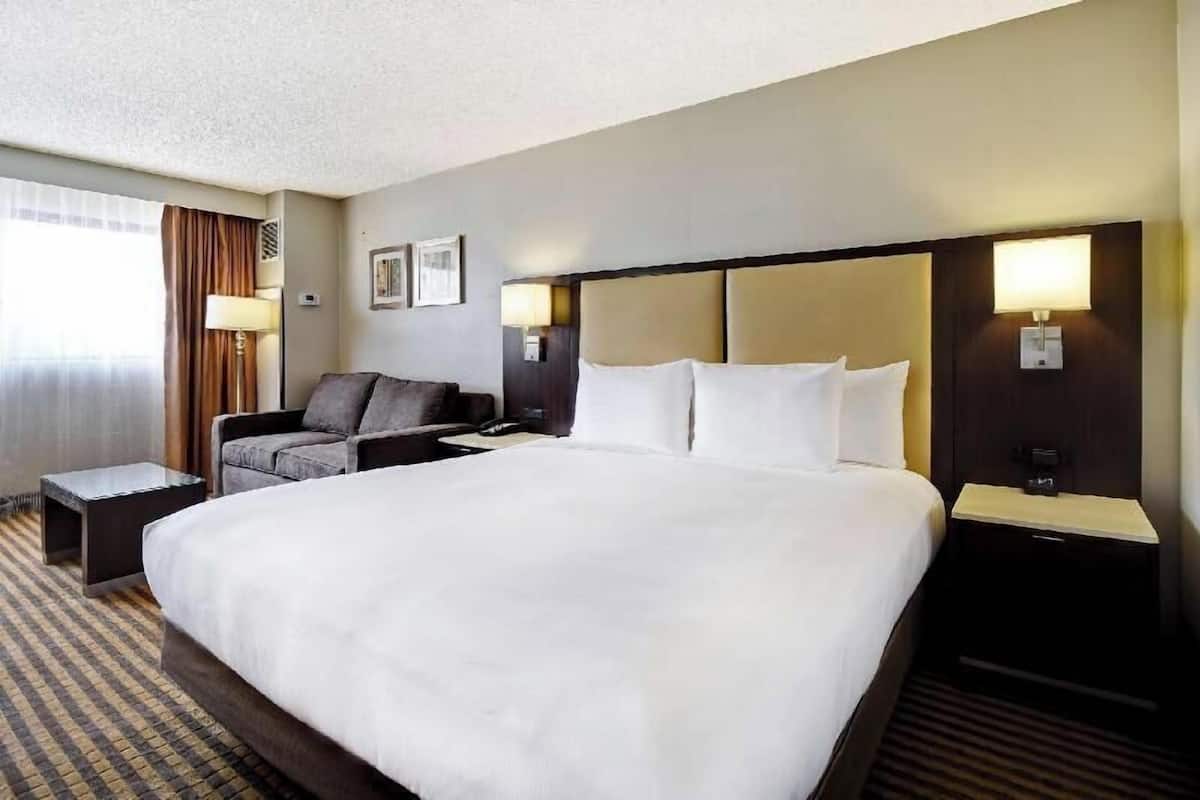 Premium bedding, pillow-top beds, in-room safe, desk