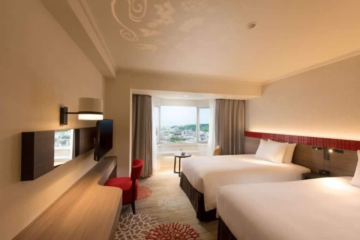 In-room safe, blackout drapes, soundproofing, free cribs/infant beds