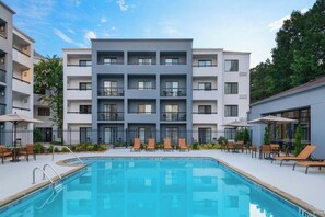 Seasonal outdoor pool