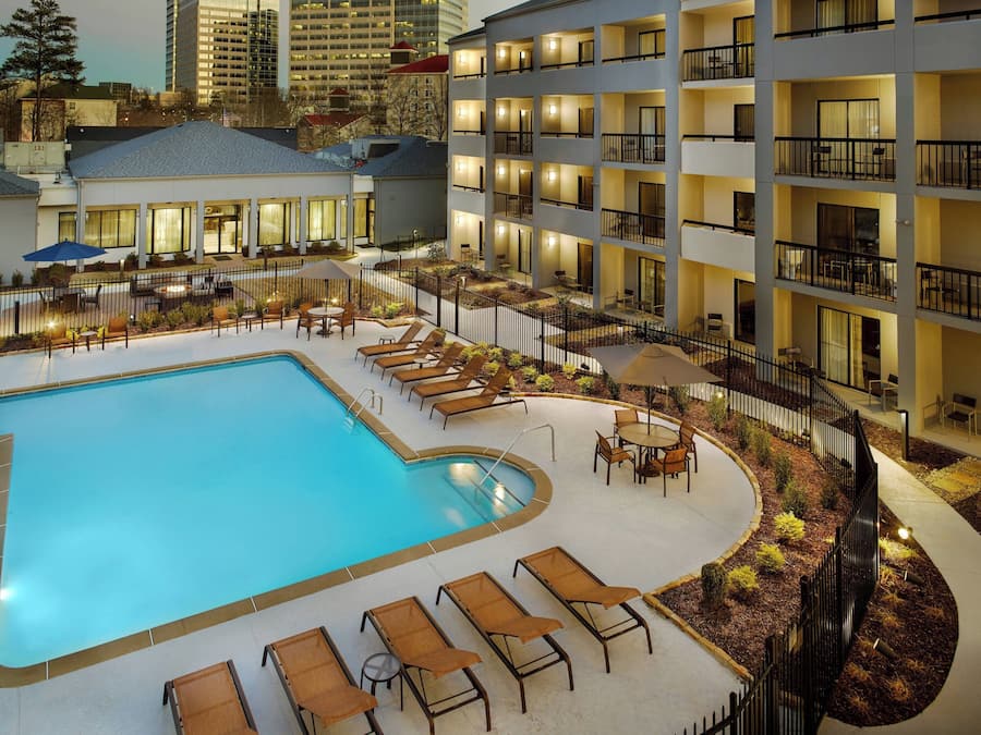 Seasonal outdoor pool