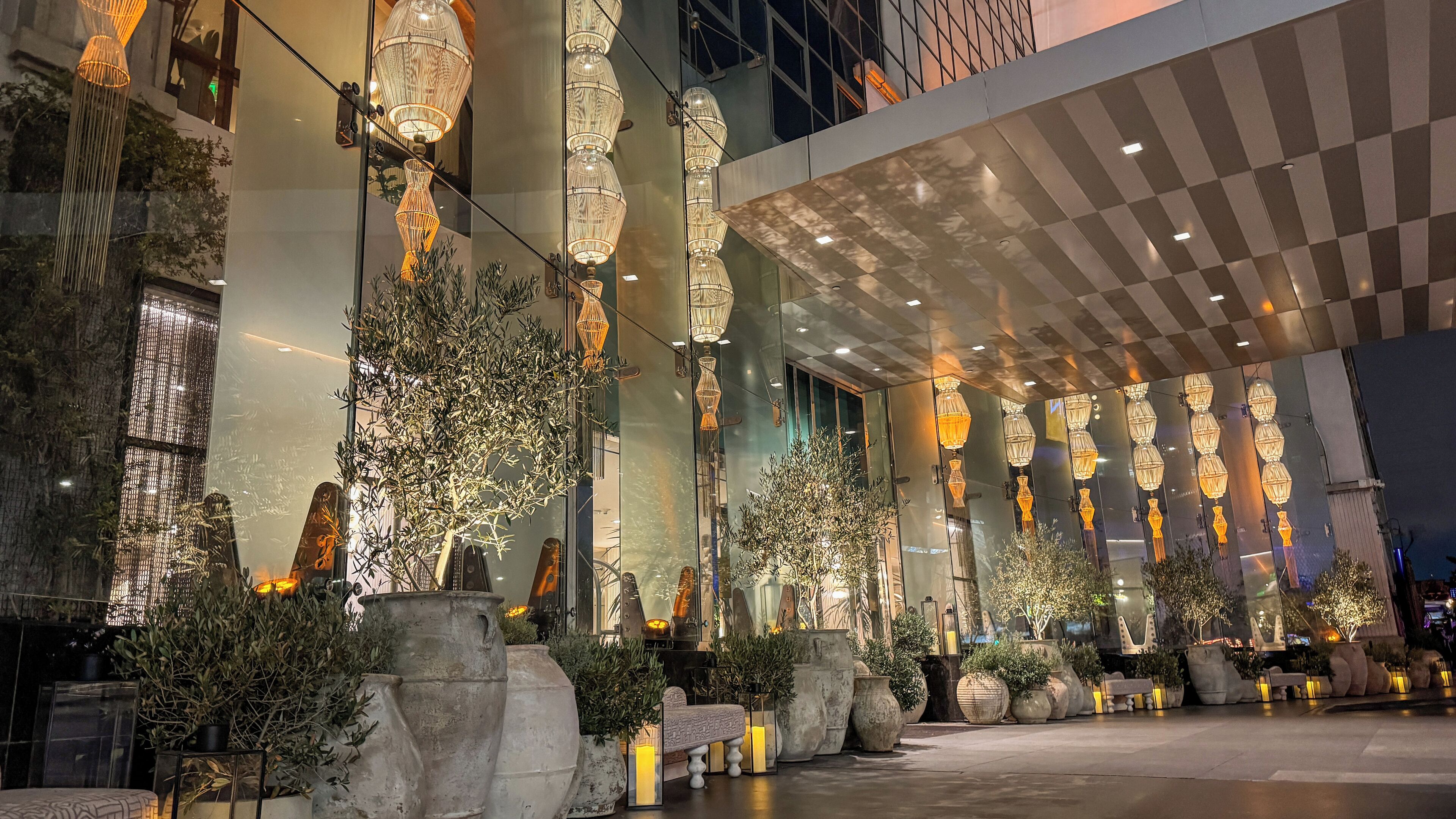 front of property – evening/night