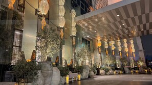 Front of property - evening/night