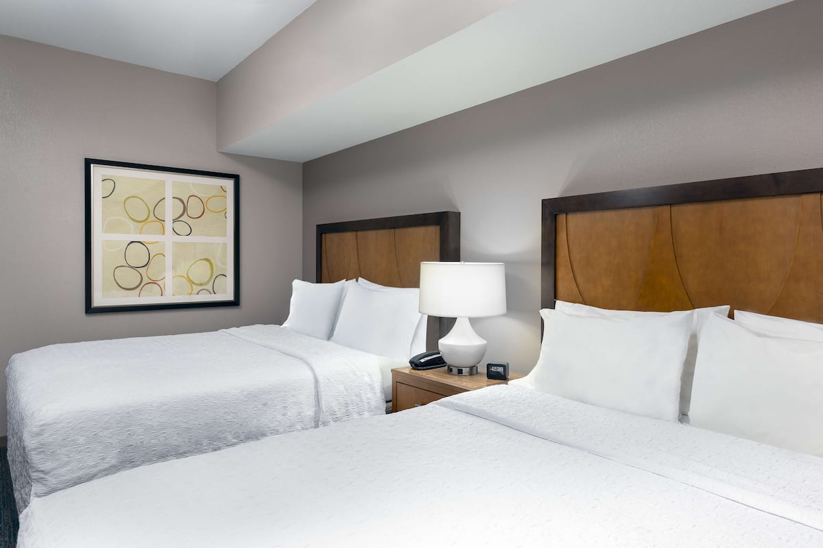 Room, 2 Queen Beds | Premium bedding, in-room safe, desk, laptop workspace