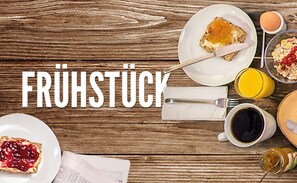 Frokostbuffé hver dag (EUR 18.9 per person)