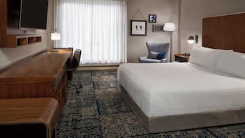 Phòng truyền thống, 1 giường cỡ king, không hút thuốc | Bộ đồ giường cao cấp, nệm có lớp đệm bông, bàn