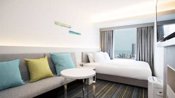 Coffres-forts dans les chambres, rideaux occultants