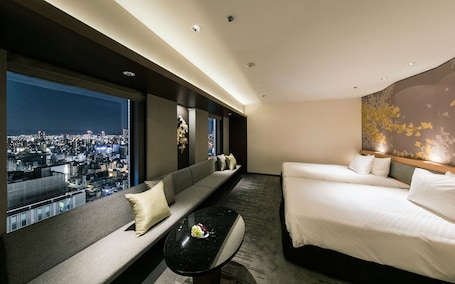 View from room. Hotel Nikko Osaka