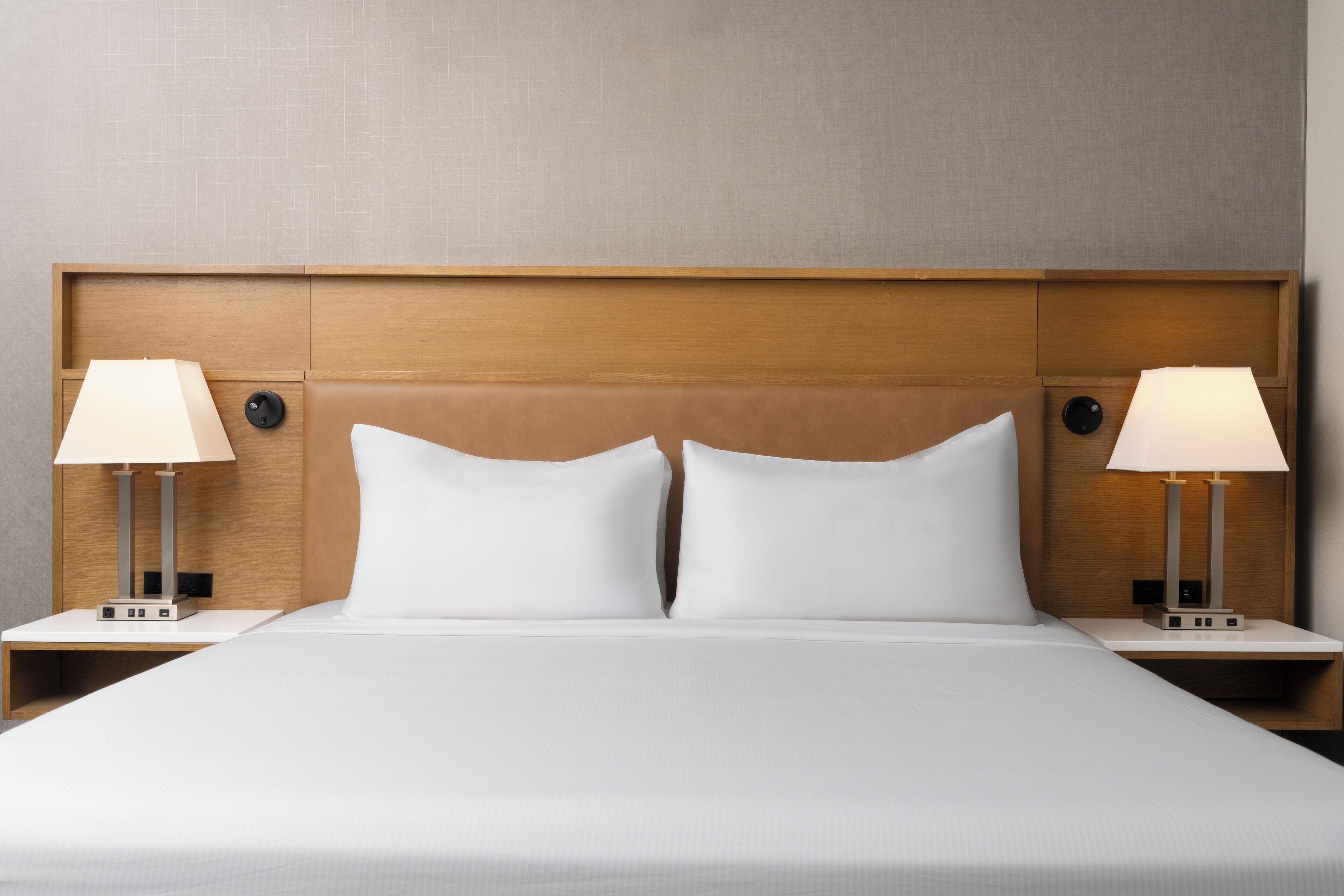 Hypo-allergenic bedding available, pillowtop beds, in-room safe, desk