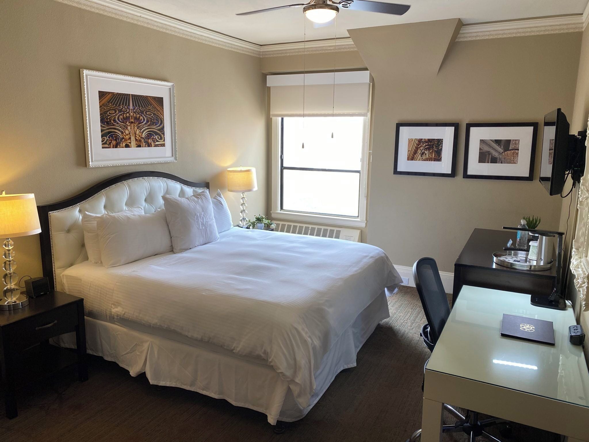 Premium bedding, pillow-top beds, in-room safe, desk
