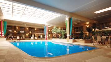 Indoor pool, outdoor pool