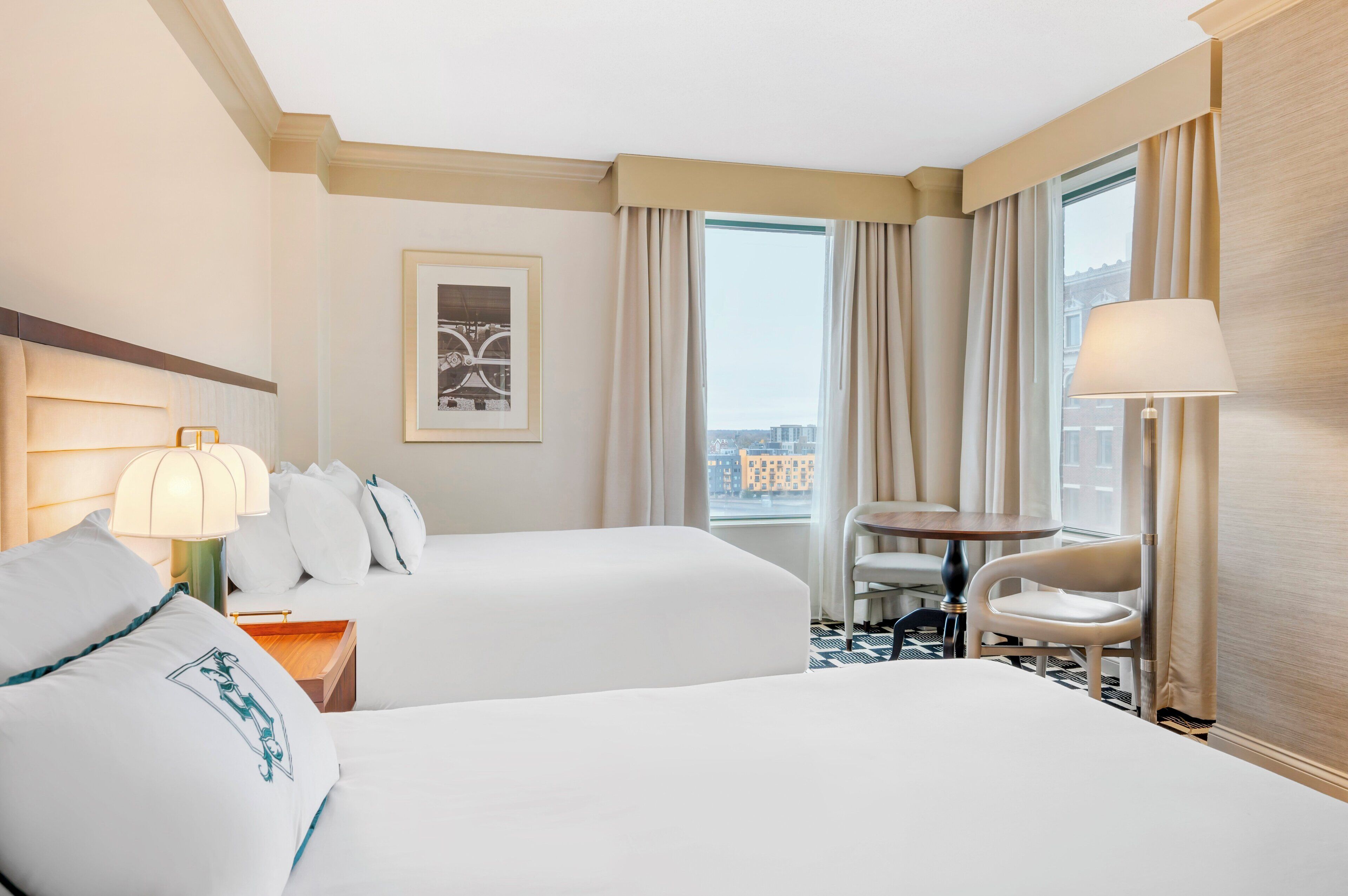 Deluxe Room, 2 Queen Beds (Classic) | Premium bedding, in-room safe, desk, iron/ironing board