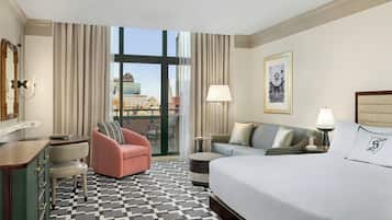 Habitación Premier, 1 cama King size, vista a la ciudad | 1 habitación y ropa de cama de alta calidad