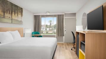 Pillow-top beds, in-room safe, desk, blackout curtains