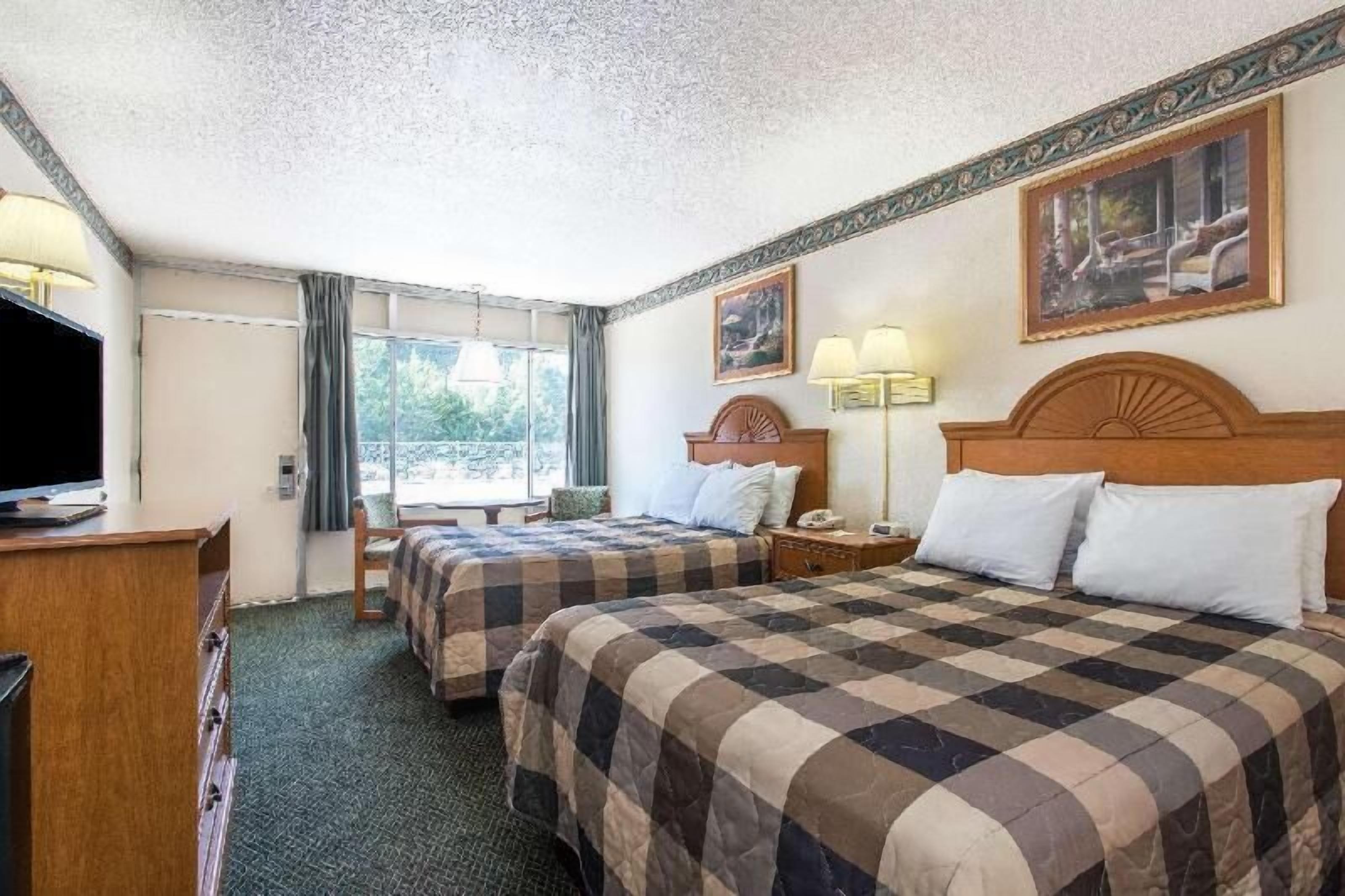 Pillow-top beds, in-room safe, desk, blackout curtains