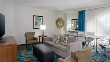 Select Comfort beds, in-room safe, desk, laptop workspace
