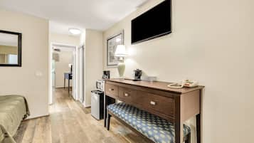 Deluxe Room, 3 Queen Beds | Desk, laptop workspace, iron/ironing board, free WiFi