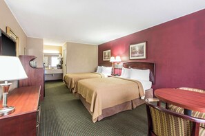 Blackout drapes, soundproofing, iron/ironing board, free WiFi