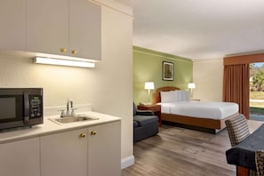 Pillow-top beds, desk, laptop workspace, blackout curtains
