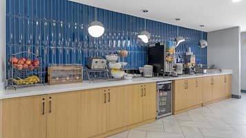 Daily to-go breakfast for a fee