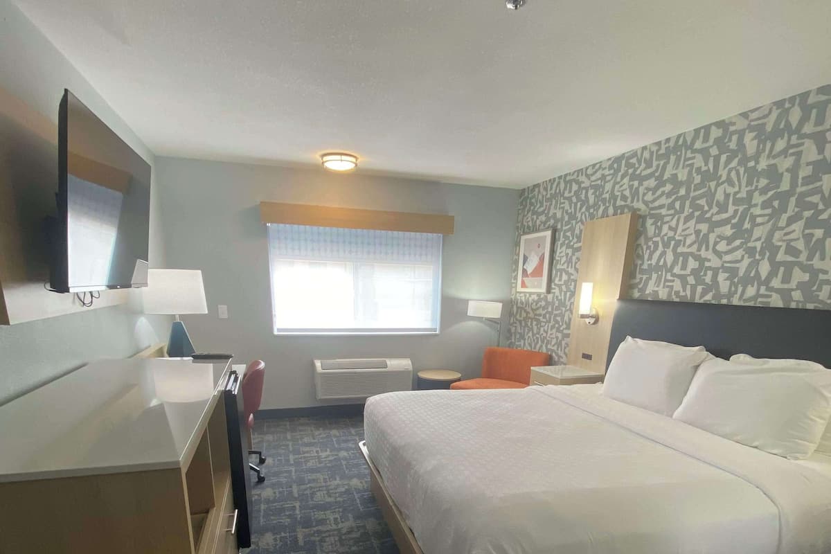 Chambre Standard, 1 trĂšs grand lit, non-fumeur (Walk-in Shower)