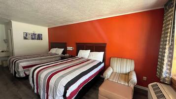 Individually decorated, individually furnished, desk, iron/ironing board