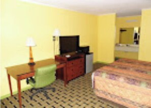 Décor unique, ameublement unique, bureau, fer et planche à repasser