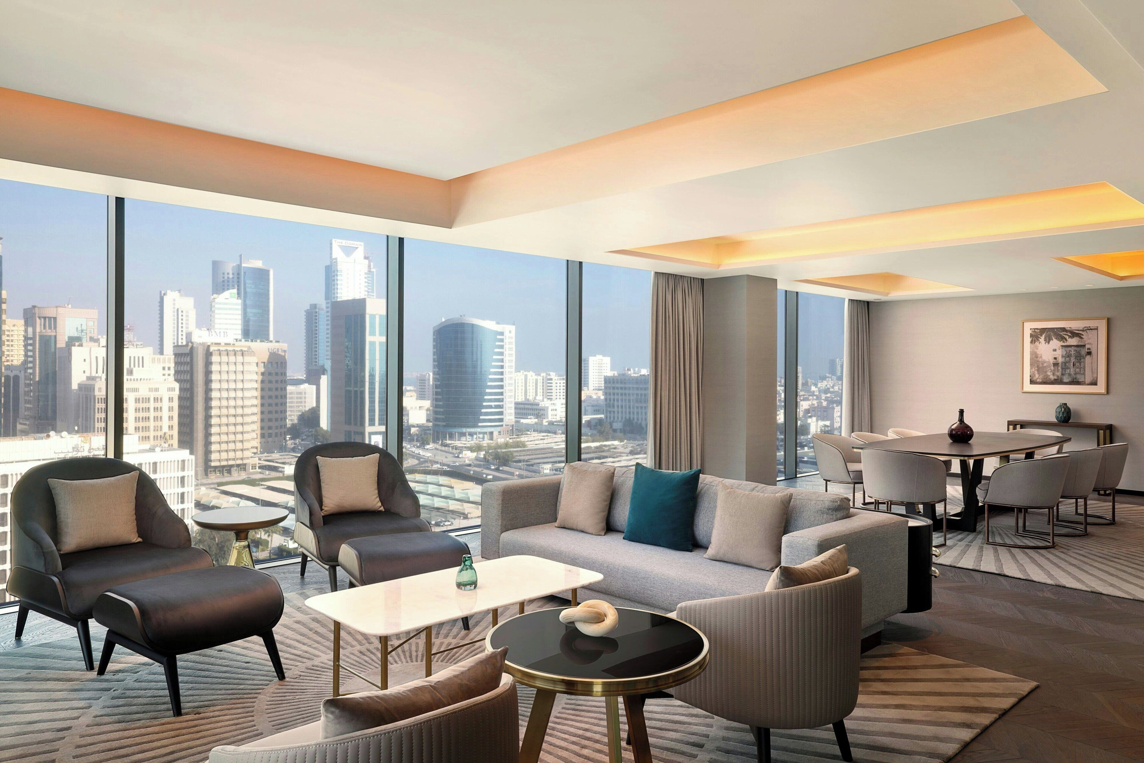 Presidential-Suite, 1 King-Bett | Wohnbereich | Flachbildfernseher