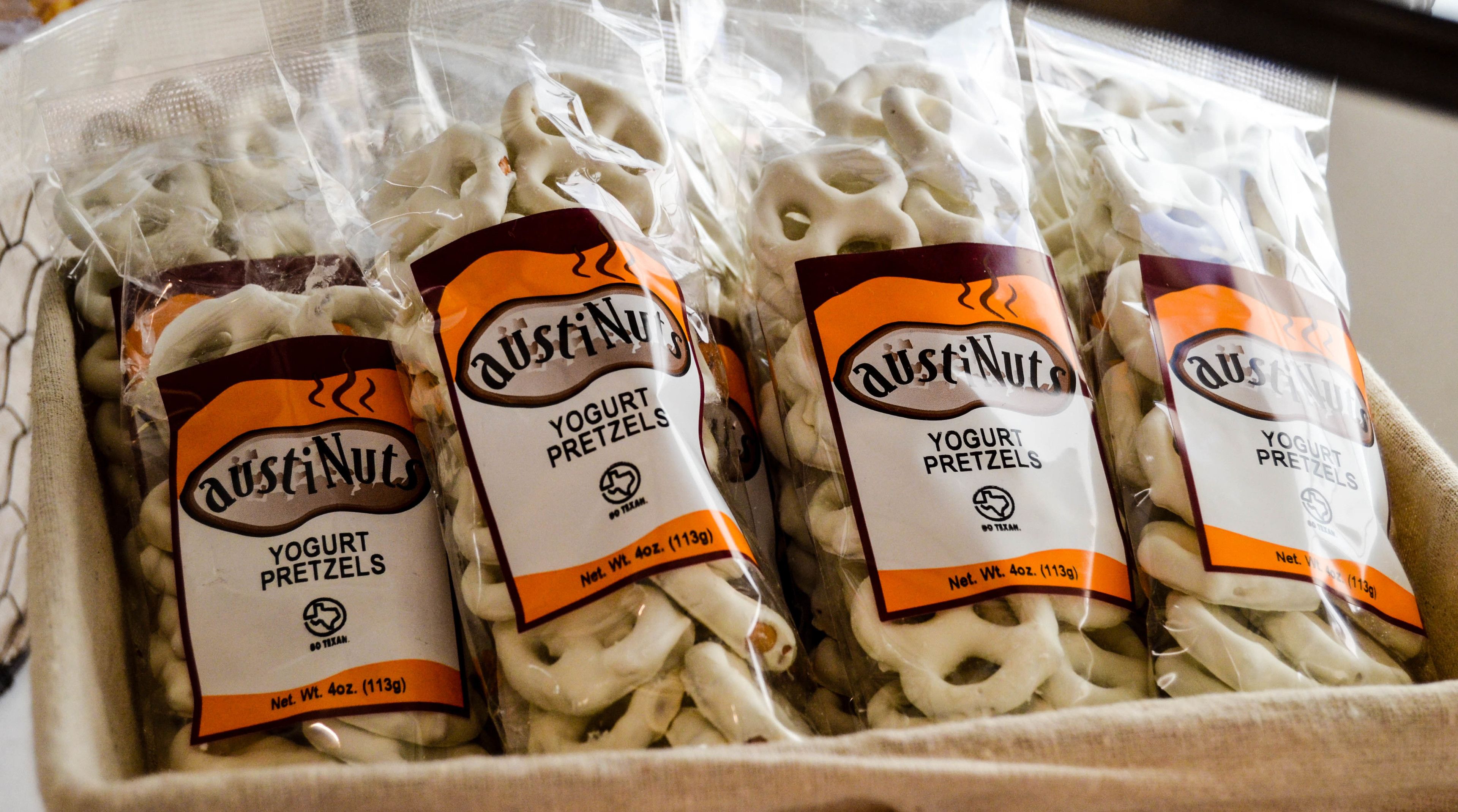 A package of yogurt pretzels.