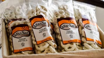 A package of yogurt pretzels.