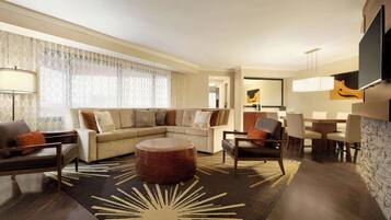 Suite Premium, 2 chambres, non-fumeurs, baignoire | Literie de qualité supérieure, surmatelas