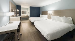 1 bedroom, desk, blackout curtains, free WiFi